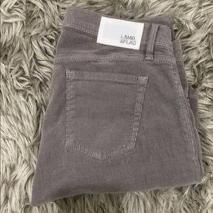 Lamb & Flag corduroy jeggings